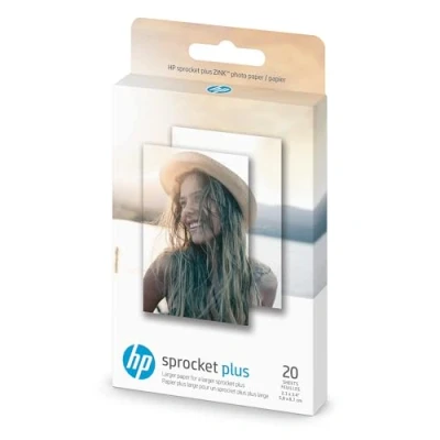 Image of HP 2.3 x 3.4&quot; Premium Zink Photo Paper (20 Sheets) Compatible with Sprocket Select and Plus