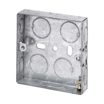 Image of Appleby Installation 1 Gang Adjustable Lug Flush Steel Box 16mm Sb623
