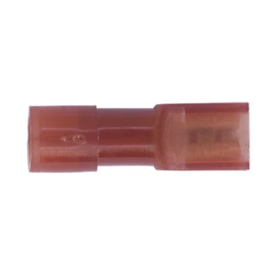 Image of Sealey Fully Insulated Terminal 2.8mm Female Red Pack of 100