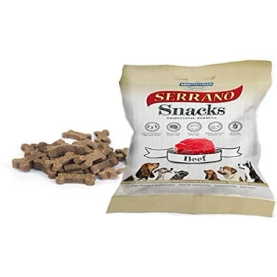 Image of Mediterranean Natural Snacks Serrano for dogs, Ox, 100 g, 1 unit