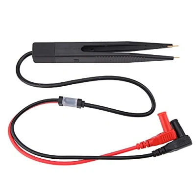 Image of SMD SMT Chip Test Clip Meter, Multimeter Resistance Capacitor Tester, Lead Probe Tweezer Capacitance Pen, for