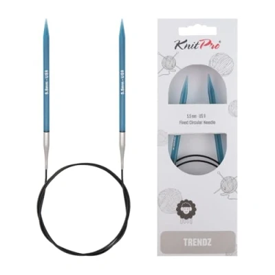 Image of Knit Pro 120 cm x 5.50 mm Fixed Circular Needles, Multi Colour