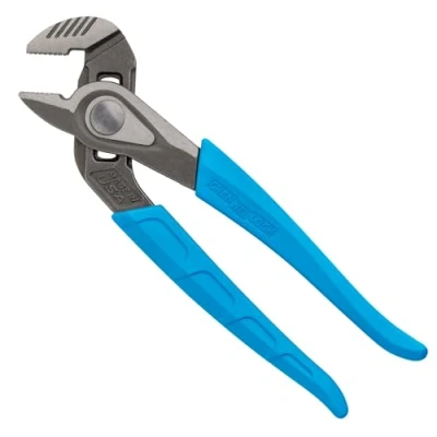 Image of CHANNELLOCK 428X 8 inch SPEEDGRIP Straight Jaw Tongue &amp; Groove Pliers Made in USA Forged High Carbon Steel