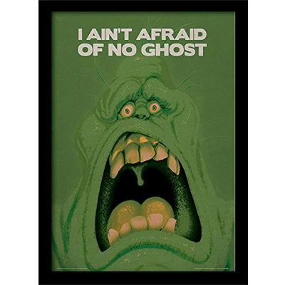 Image of Ghostbusters (Slimer 30x40 cm Framed Print