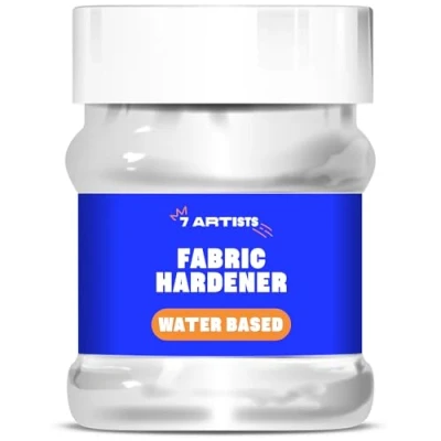 Image of 7 Artists Fabric Stiffener 230 ml Textile Hardener for Cotton, Wool, Denim, Silk, Linen Roller Blinds Stiffening