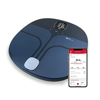 Image of Terraillon, Master Coach,Wi Fi Body Ration Monitor, Up to 8 users, Max. Weight 180kg, Anthracite/Black