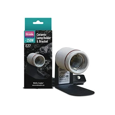 Image of Arcadia ADCH Ceramic Lamp Holder/ Bracket