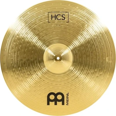 Image of Meinl Cymbals HCS Ride Cymbal 22 inch (Video) for Drum Set (55,88cm) Traditional Finish Brass, Made in Germany (HCS22R)