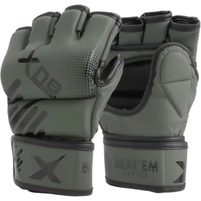 Image of Xn8 Boxing MMA Gloves Grappling Martial Arts Sparring Punching Bag Cage Fighting Mote Leather Mitts Combat Training