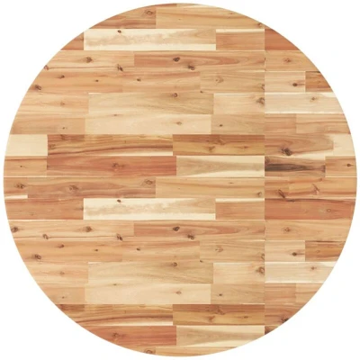 Image of vidaXL Table Top Round Ø90x4 cm Solid Wood Acacia