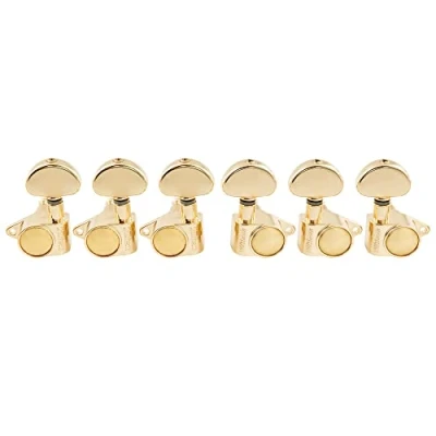 Image of Wilkinson WJ303 3L3R Guitar Tuners Machine Heads 1:19 Ratio Tuning Pegs Keys for Epiphone USA Les Paul SG Electric or Acoustic Guitar, Gold