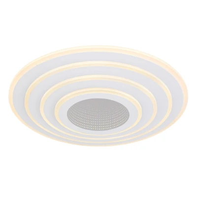 Image of Jocelyn Integrated LED Semi Flush Ceiling Light White Dimmable 3000 6500K Remote Control Timer Tuya Smart