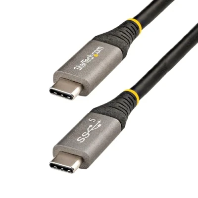 Image of StarTech.com 6ft (2m) USB C Cable 5Gbps Durable 3.2 Gen 1 Type 100W (5A) Power Delivery Charging, DP Alt Mode to Cord Charge &amp; Sync (USB315CCV2M)