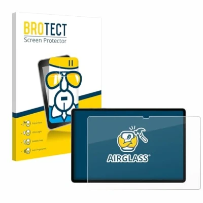 Image of brotect Glass Screen Protector Film compatible with Samsung Galaxy Tab S10 Plus 5G Foil 9H Protection [Scratch Resistant, High Clarity]