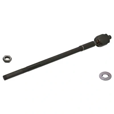Image of 4550349025, 4550349095 Inner Tie Rod FEBI BILSTEIN 43188 Front Axle Left, Right 343mm with locking plate, lock nut