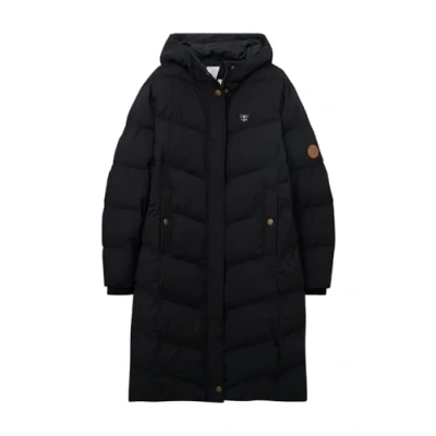 Image of LightHouse Women&#039;s Savannah Warm Coat Ladies Outdoor Long Padded Puffa Jacket with Hood Recycled Sustainable Fill Black 10