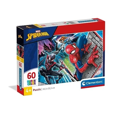 Image of Clementoni 26048 Supercolor Puzzle for children Spider Man 60 Pieces