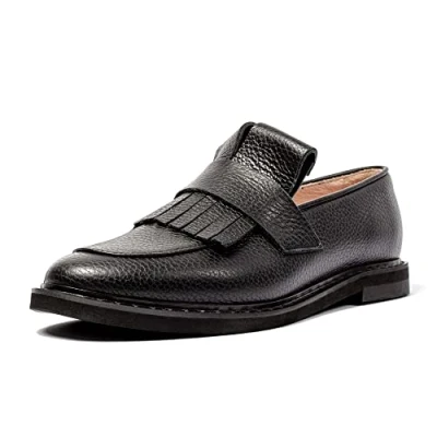Image of L37 HANDMADE SHOES Women&#039;s Body Funk Loafer Flat, Black, 10 UK