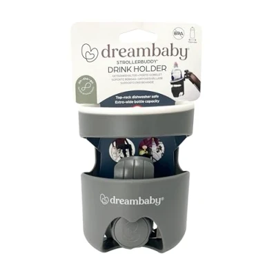 Image of Dreambaby Strollerbuddy Stroller/Pram Drink Holder, Black