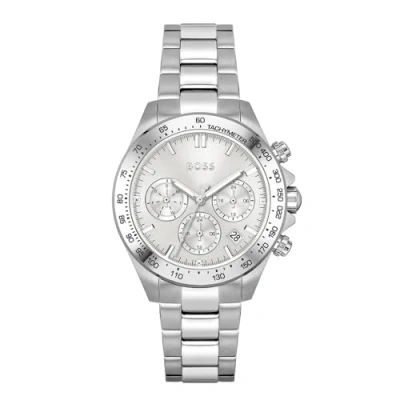 Image of BOSS Analogue Multifunction Quartz Watch for Women with Silver Stainless Steel Bracelet 1502616