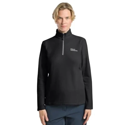 Image of Jack Wolfskin Taunus HZ W Fleece jumper, Women&#039;s, Size: Medium, Black