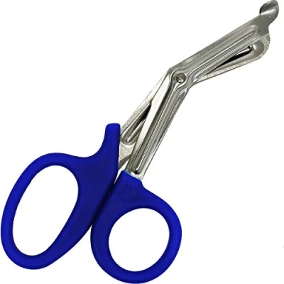 Image of Trauma Shears 7.5&#039;&#039; Stainless Steel Medical Bandage Scissors EMT for Emergency Supplies (Dark Blue)