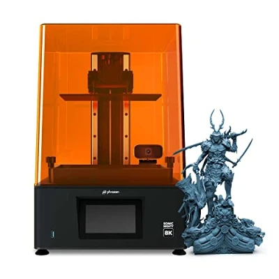 Image of Phrozen Sonic Mighty 8K LCD Resin 3D Printer, Monochrome/Mono Screen, Mass Produce Printed Models with Ultra high Resolution, L21.8 x W12.3 H23.5 Printing Volume