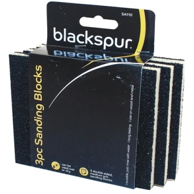 Image of 3x Hand Sanding Blocks By Blackspur