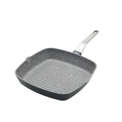 Image of Master Class Induction Aluminium 28cm Grill Pan Marble Coating