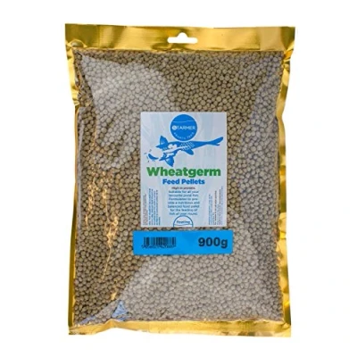 Image of Wheatgerm floating winter koi feed pond pellets with spirulina (adult) 900g