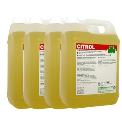 Image of Clover Chemicals 401 Citrol Lemon Washing Up Liquid, 20 L