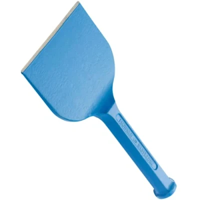 Image of Footprint Heavy Duty Brick Bolster Tool 4 Inch/10cm Bricklaying Chisel, Concrete Breaker and Chopper. For Stone Masonry, Bricklayers DIY Home Improvement. Cuts Slices Bricks, Removes Mortar.