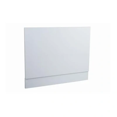 Image of NRG Bath Panel Bathroom Moisture Resistant Wood MDF End Panels Gloss White 700mm