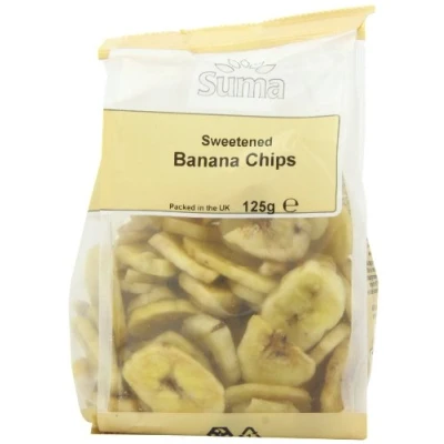 Image of Suma Banana Chips 125 g (Pack of 6)