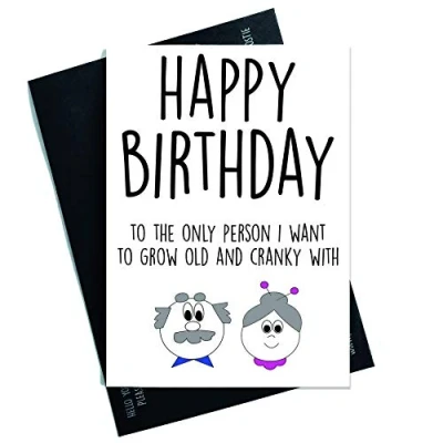 Image of Funny Birthday Card for Husband Boyfriend Him Wife Fianc√© PC412