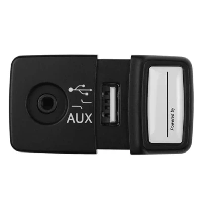 Image of Auto Parts 735547937 Blue and Me Media Player USB AUX Charging Port Module Socket For Fiat 500 Panda Punto