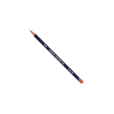 Image of Derwent Inktense Permanent Watercolour Single Pencil, Tangerine (0300), 4mm Premium Core Strength, Water Soluble, Ideal for Drawing, Colouring &amp; Painting on Paper Fabric, Professional Quality (0700905)