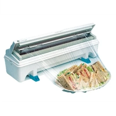 Image of Wrapmaster Dispenser And Foil Large 45.7cm Catering Rolls Refills Clingfilm