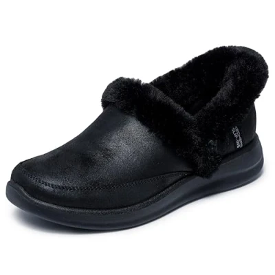 Image of Skechers Women&#039;s Cozy Escape Hands Free Slip ins Mule, Black, 5 UK