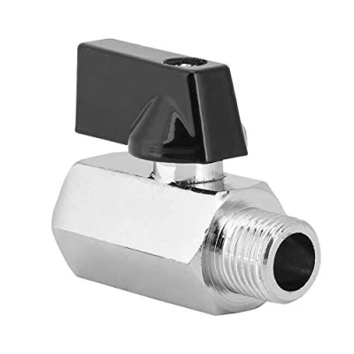 Image of G1/4 Threads Valves,Water Ball Valve,Water cooling Valve, Brass Material Nickel plating Tight Sealing,Precise Screw Thread,for computer water system