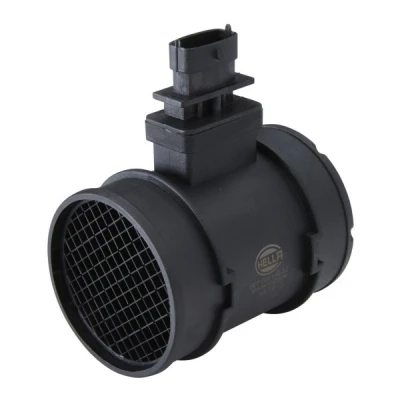 Image of 95510006, 95510015 Mass air flow sensor HELLA 8ET 009 149 221 FIAT: Ducato III Van, Doblo II Box Body / Estate, Fiorino Estate