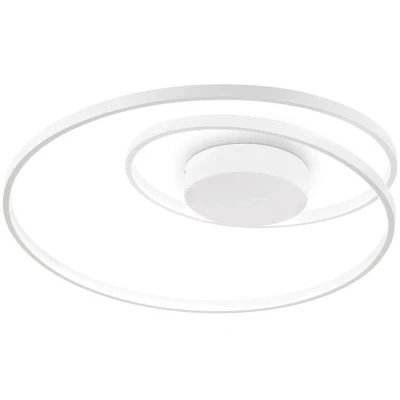 Image of Oz Integrated LED Semi Flush Ceiling Light White 2700K