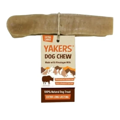 Image of YAKERS Original Natural Dog Treats, Dry Himalayan Yak Chew Bar, &amp; Occupier, Extra Large (Single)