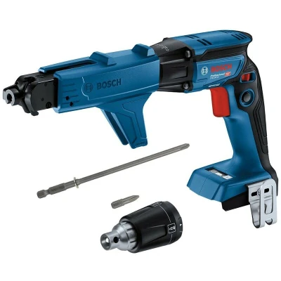 Image of Bosch GTB 18V 45 Professional Drywall Screwdriver Bare Unit + Gma 55 Attachment BSH6019K7005