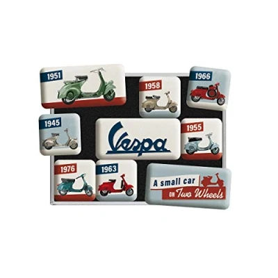 Image of Nostalgic Art 83110 Vespa Model Chart, Magnet Set (9pcs)
