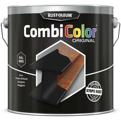 Image of RUST OLEUM 7379.2.5 Combicolor Original, Superior Metal Protection, Direct To Rust, Black RAL 9005