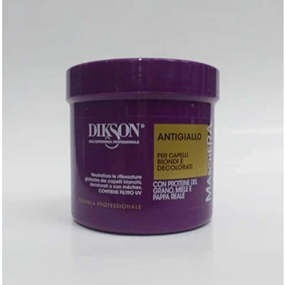 Image of Dikson Anti Yellow Mask for Blonde and Bleached Hair 500ml