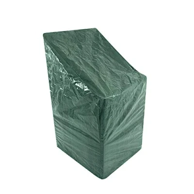 Image of ALAYSTAR Heavy Duty Garden Patio Furniture Stacking Chair Cover Keeps your Chairs All Year Round from the weather Dirt and Grime Easy to clean resistant dust proof