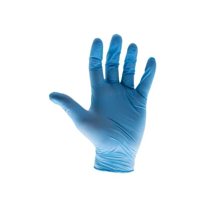 Image of Scan Blue Nitrile Disposable Gloves XL Box of 100