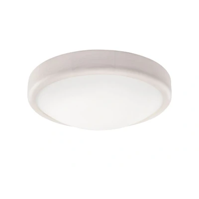 Image of Round Simple Flush Ceiling Light White
